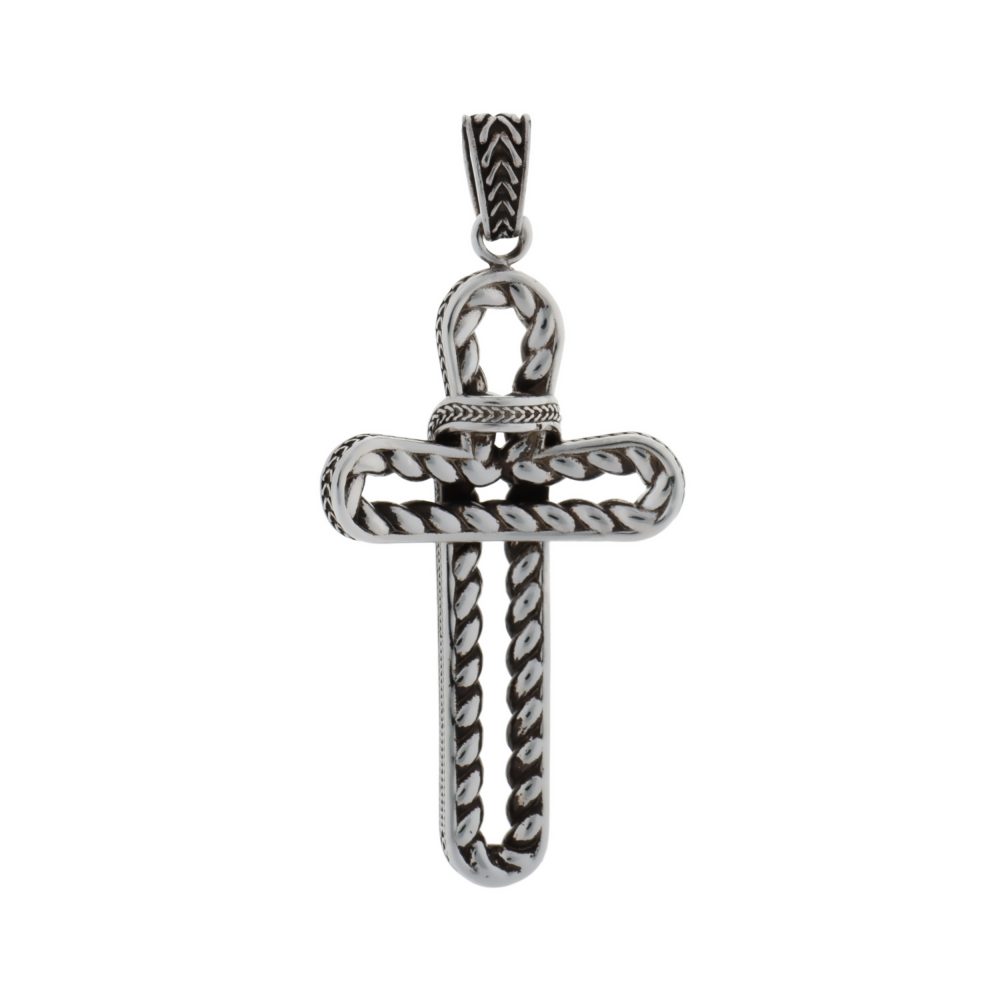 Ciondolo Croce Cattolica In Argento 925 - Piccolo E Delicato, Lunghezza 13 Mm, Peso 0,7 Gr, Gioiello Religioso